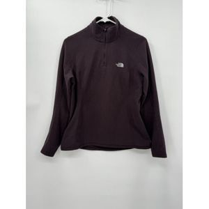 The North Face Women's Half Zip‎ Pullover Size Medium Purple Casual Outdoor Warm